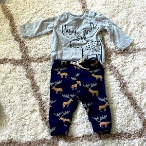 Baby GAP Moose Outfit